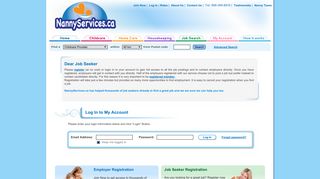 Log in - Nanny Services