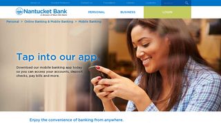 Mobile Banking - Nantucket Bank