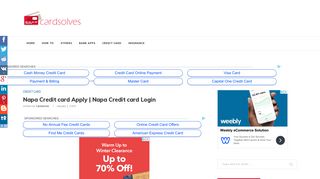 Napa Credit card Apply | Napa Credit card Login - Cardsolves.com