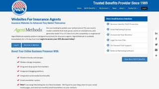 Websites for Insurance Agents - NAPA Member Benefit