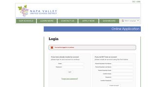 Login - Napa Valley Unified School District