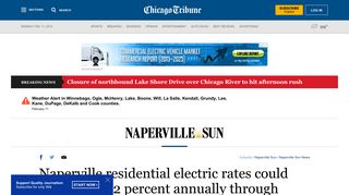 Naperville residential electric rates could decrease by 2 percent ...