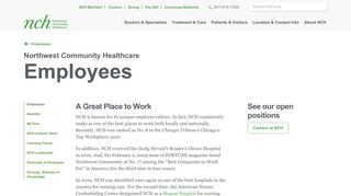 Employees | NCH - Northwest Community Healthcare