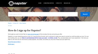 How do I sign up for Napster? – Napster