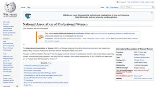 National Association of Professional Women - Wikipedia