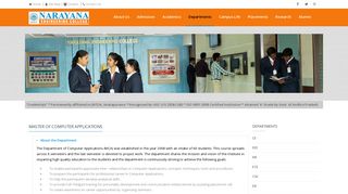 MCA - Narayana Engineering College