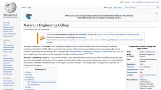 Narayana Engineering College - Wikipedia