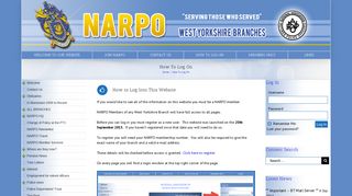 How To Log On – NARPO – National Association of Retired Police ...