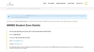 NMIMS Student Zone - Steps for NMIMS Student Portal Login