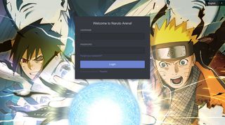 Login - Naruto Arena - Your Naruto Online Multiplayer Game