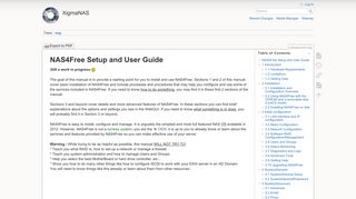 NAS4Free Setup and User Guide - XigmaNAS