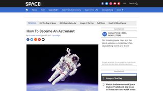How To Become An Astronaut | Space - Space.com