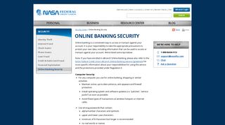 Online Banking Security | NASA Federal Credit Union
