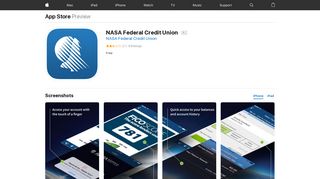 NASA Federal Credit Union on the App Store - iTunes - Apple