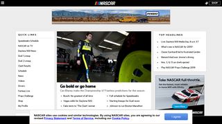 NASCAR Official Home | Race results, schedule, standings, news ...