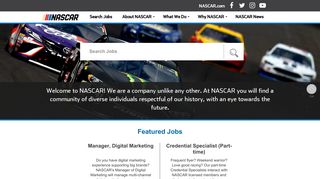 NASCAR Careers – NASCAR's Official Careers website