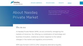 About - Nasdaq Private Market