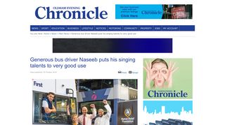 Oldham News | Main News | Generous bus driver Naseeb puts his ...