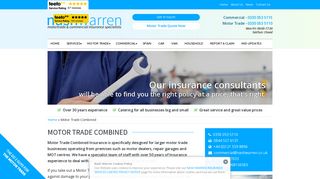 Motor Trade Combined Insurance - Nash Warren