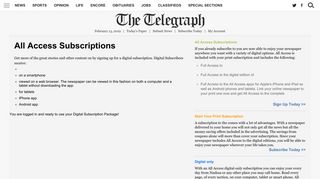 All Access Subscriptions - | News, Sports, Jobs - The Nashua Telegraph