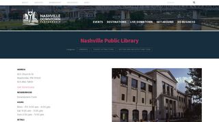 Nashville Public Library | Downtown Nashville