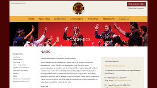 SFIS NASIS Information | Santa Fe Indian School