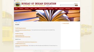 Bureau of Indian Education | NASIS