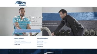 your future with NASM Academic