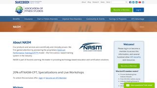NASM | The Association of Fitness Studios