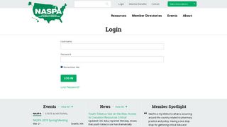 Login - NASPA - National Alliance of State Pharmacy Associations