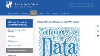 Nassau BOCES Instructional Data Warehouse - Herricks Public Schools