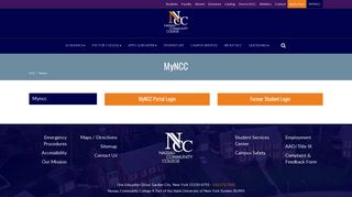 MyNCC Portal Login - Nassau Community College