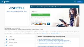 Nassau Educators Federal Credit Union (NEFCU): Login, Bill Pay ...
