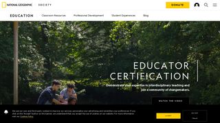 Educator Certification | National Geographic Society