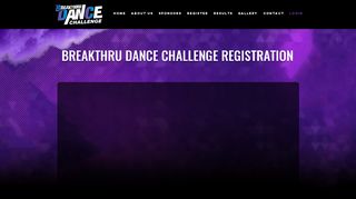 natasha | Login - Breakthru Dance Challenge