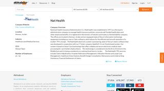 Nat Health Jobs - Akhtaboot