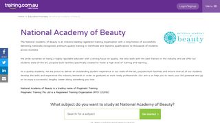 National Academy of Beauty - Training.com.au