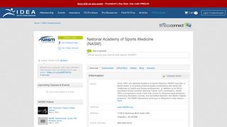 NASM Certification - National Academy of Sports Medicine (NASM ...
