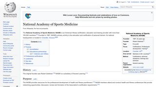 National Academy of Sports Medicine - Wikipedia