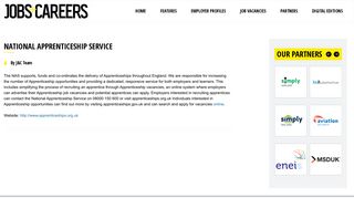 National Apprenticeship Service - Jobs & Careers magazine