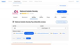 Working at National Autistic Society: Employee Reviews about Pay ...