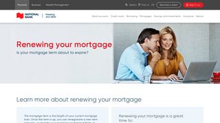 Renewing your mortgage | National Bank
