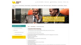 Corporate Internet Banking | National Bank of Kenya
