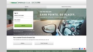 Sign In / Register - ONE TWO FREE - National Car Rental
