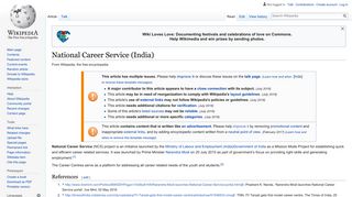 National Career Service (India) - Wikipedia