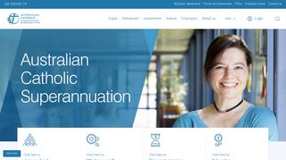 Australian Catholic Superannuation: Home page