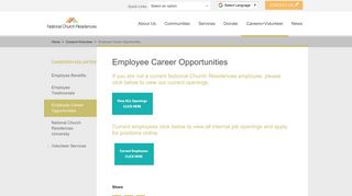 Employee Career Opportunities | National Church Residences