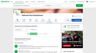 National Church Residences Employee Benefits and Perks | Glassdoor