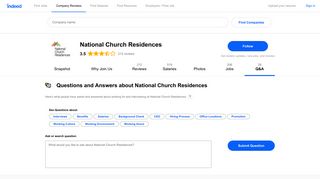 Questions and Answers about National Church Residences | Indeed ...