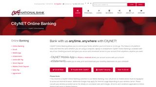 Online Banking - City National Bank